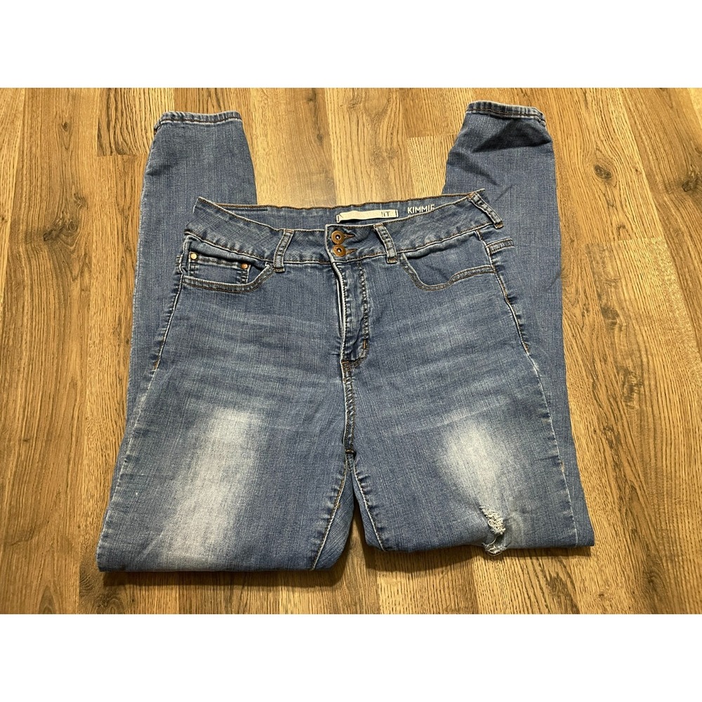 !it Jeans, Women's Size 12, Blue, Denim, Kimmie Extreme High Rise Skinny Ankle